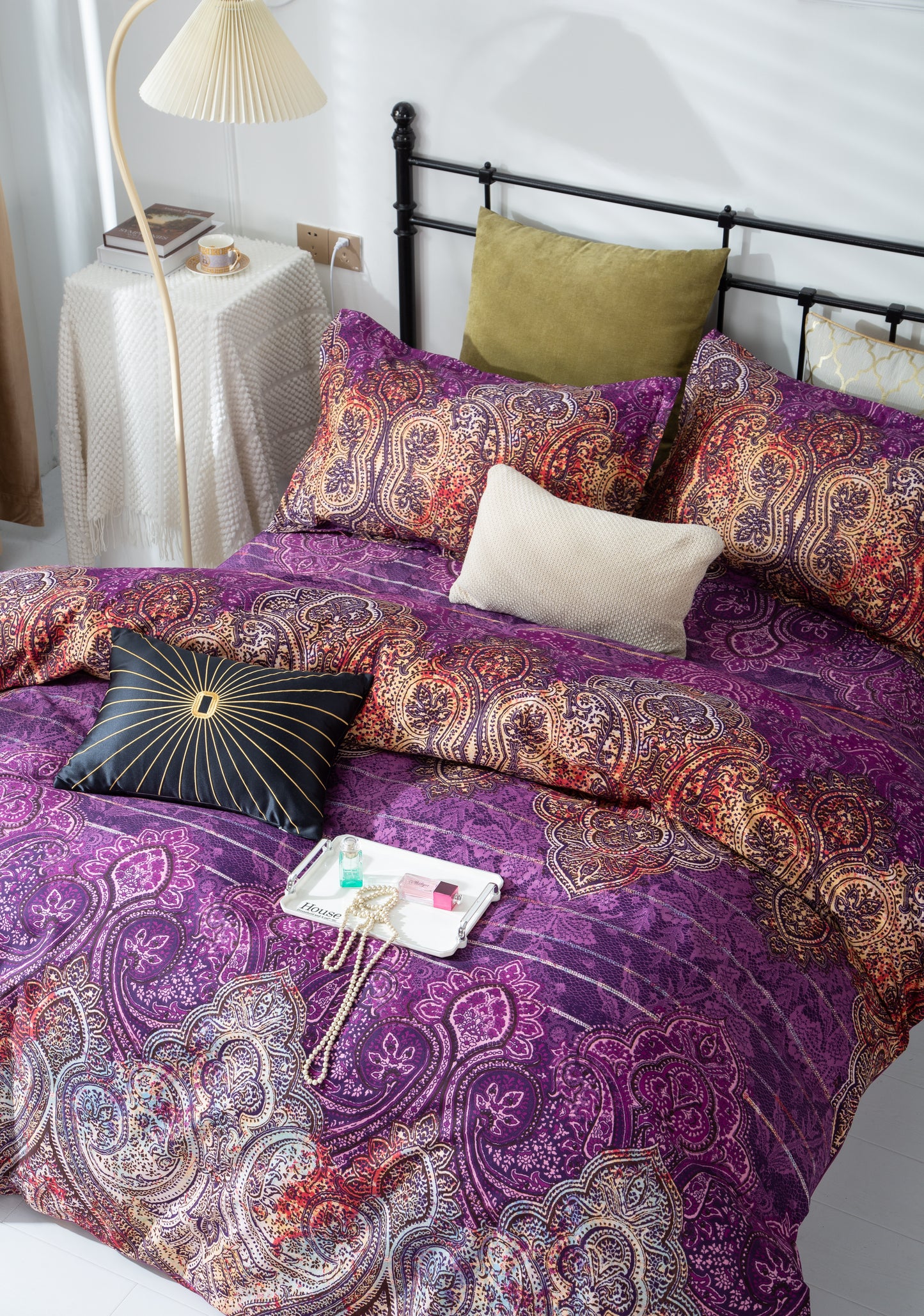 ASTER Queen/King/Super King Size Bed Duvet/Doona/Quilt Cover Set