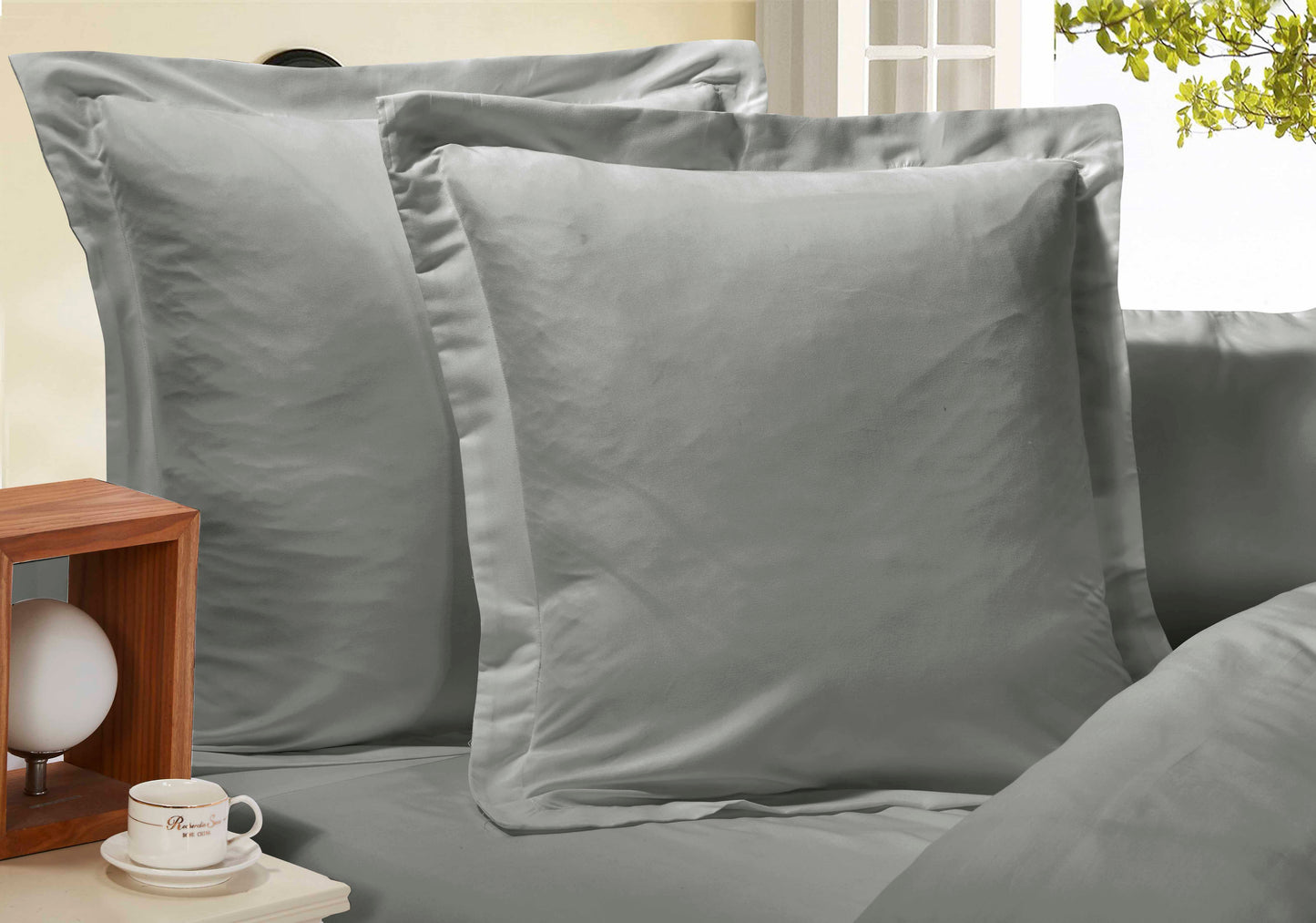 Pair of 1000TC Ultra Soft European Pillowcases