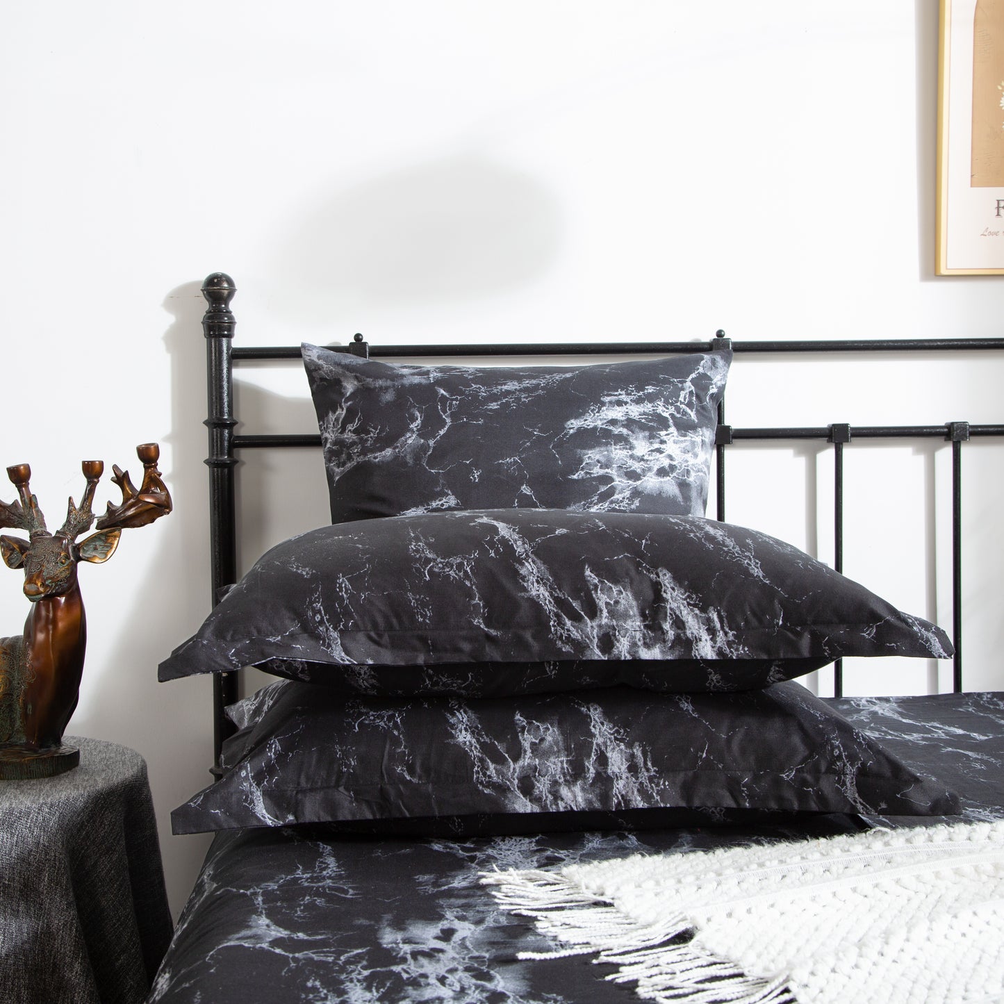 Marble Queen/King/SuperKing Size Bed Duvet/Doona/Quilt Cover Set M403