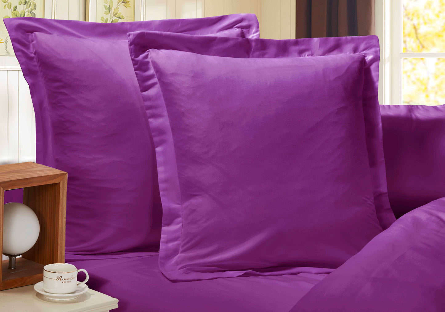 Pair of 1000TC Ultra Soft European Pillowcases