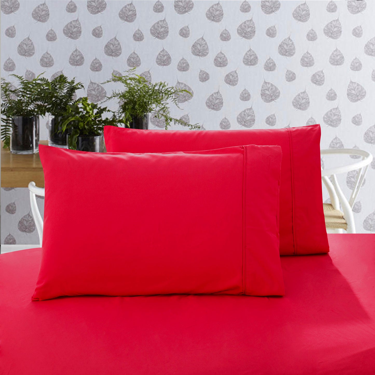 Pair of 1000TC Ultra Soft Deluxe Standard Pillowcases / Pillow Cases