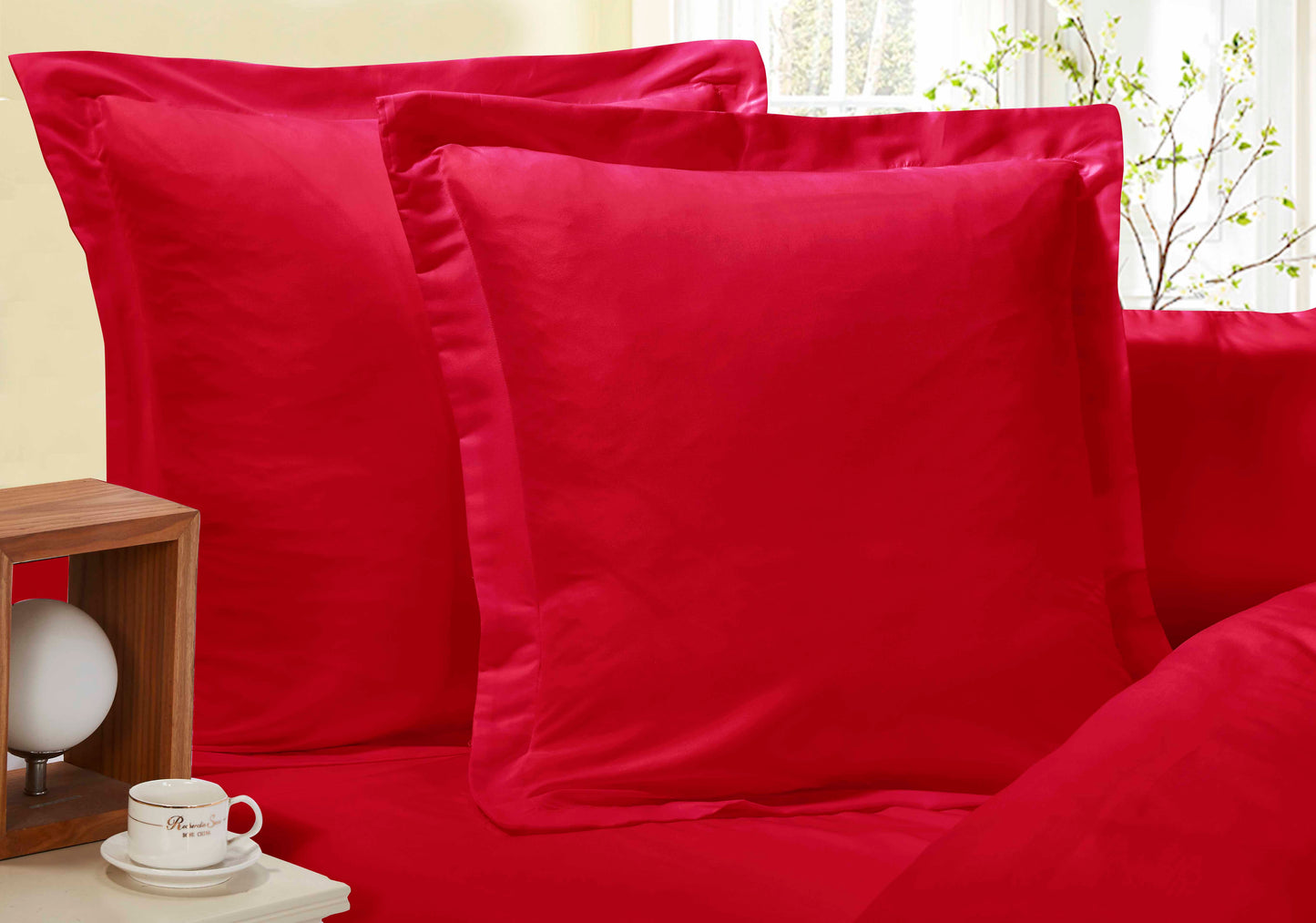 Pair of 1000TC Ultra Soft European Pillowcases