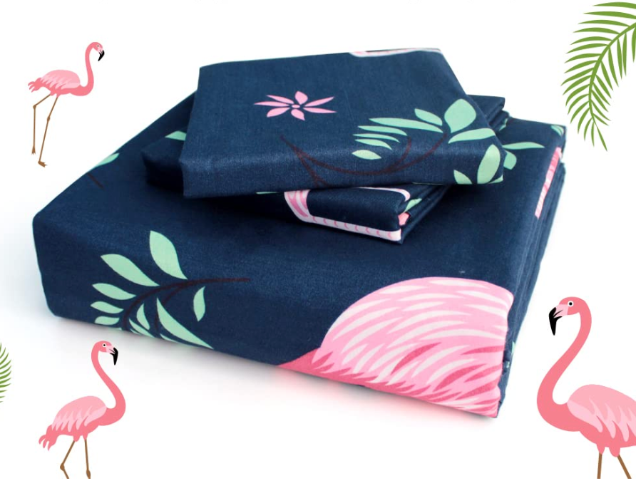 Flamingo Queen/King/Super King Size Bed Duvet / Doona / Quilt Cover Set M315