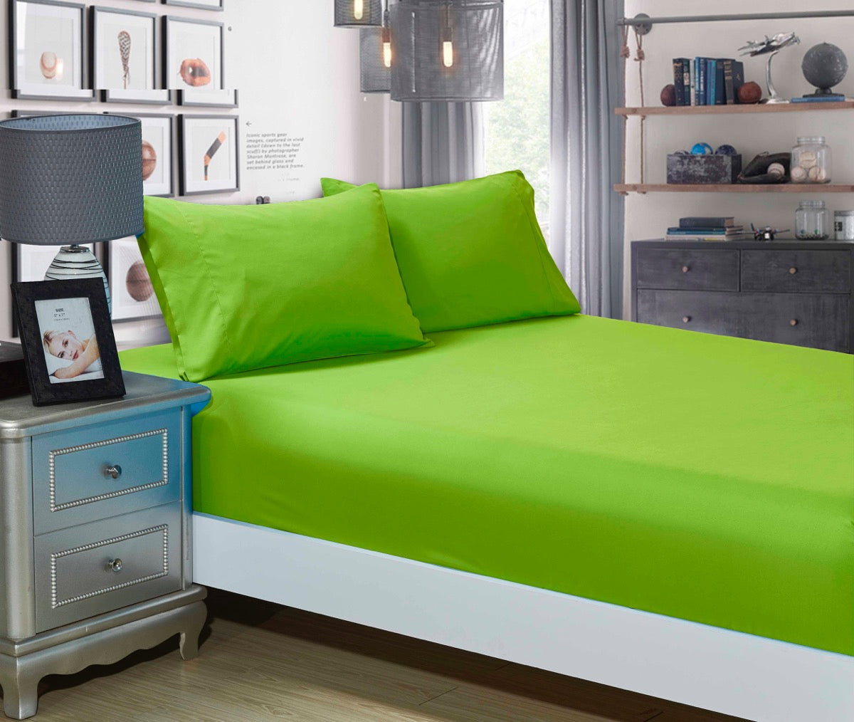 1000TC Ultra Soft FITTED Sheet and Pillowcase Set(No Flat Sheet)Single/Double Queen/King/Super Size Bed