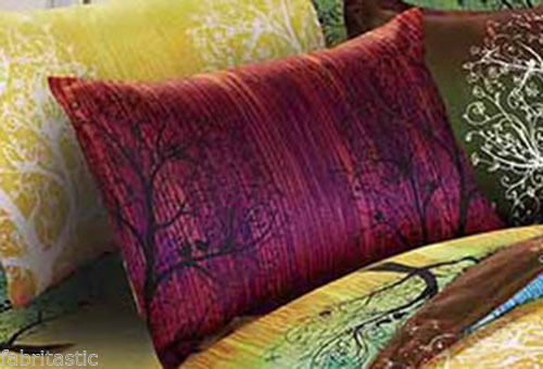 Pair of RAINBOW TREE Standard Pillowcases 48cm x 73cm