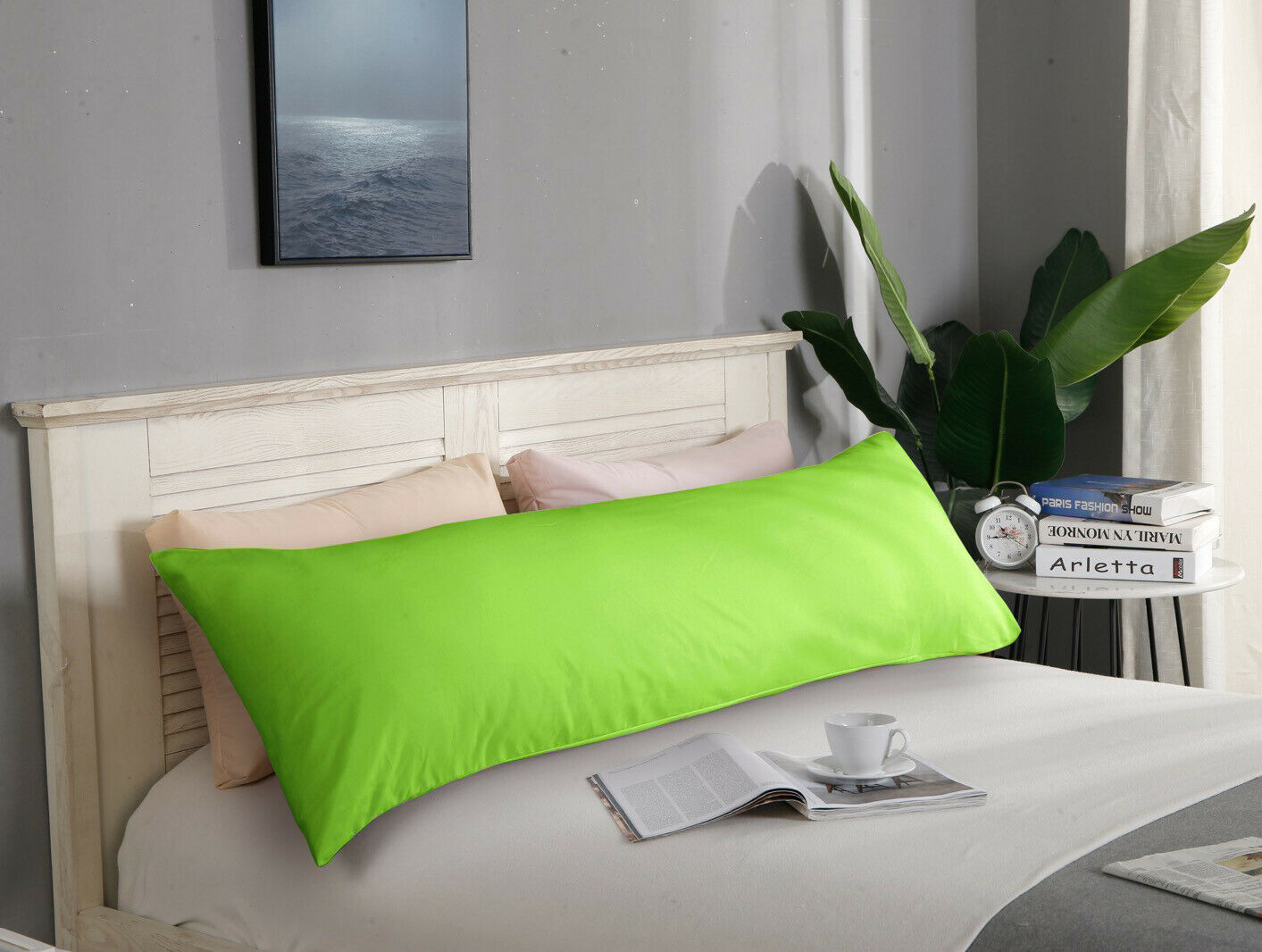 1000TC Ultra Soft European/Standard Pillow cases Queen/King Size V Shp/Body Pillowcase