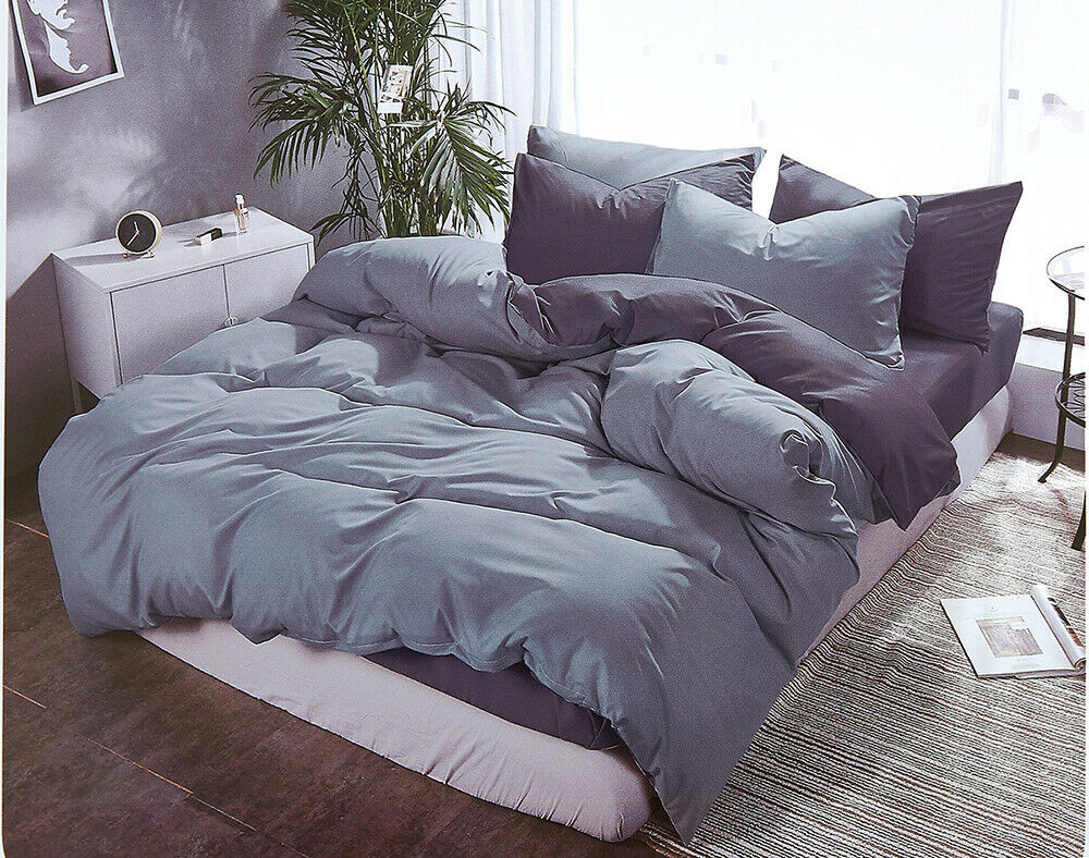 Reversible 1000TC Duvet/Doona/Quilt Cover Set Collection Queen/King/Super King Size