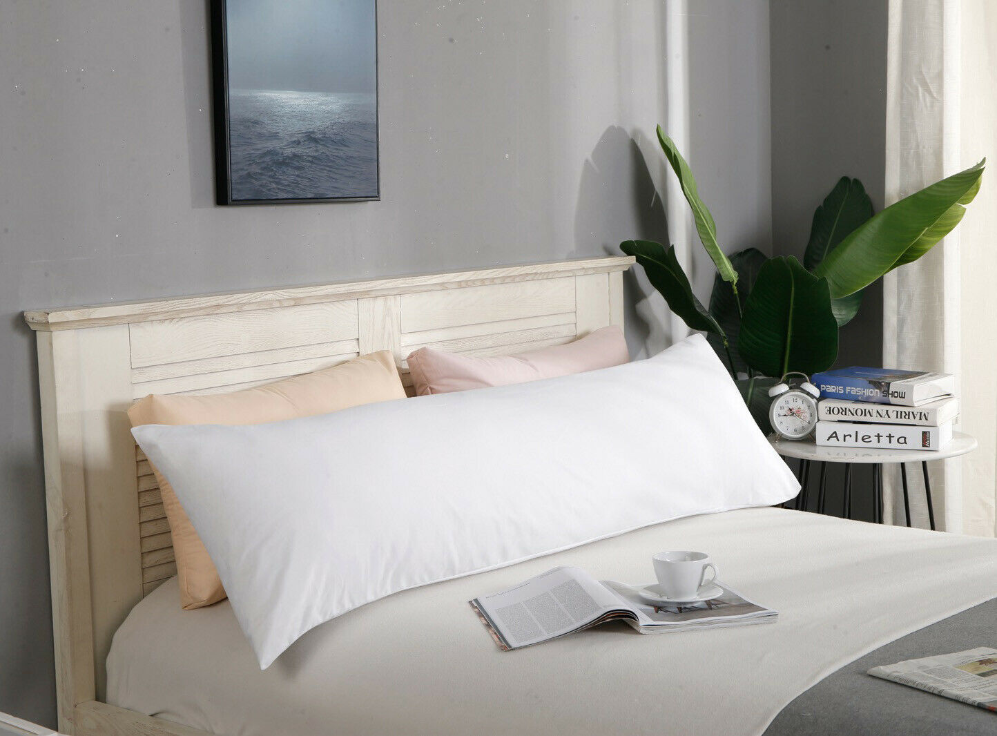 1000TC Ultra Soft European/Standard Pillow cases Queen/King Size V Shp/Body Pillowcase
