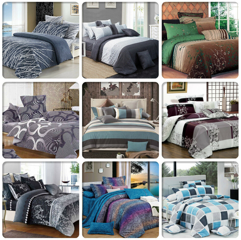 Elegant Doube/Queen King/Super King Size Bed Doona/Duvet/Quilt Cover Set Collection
