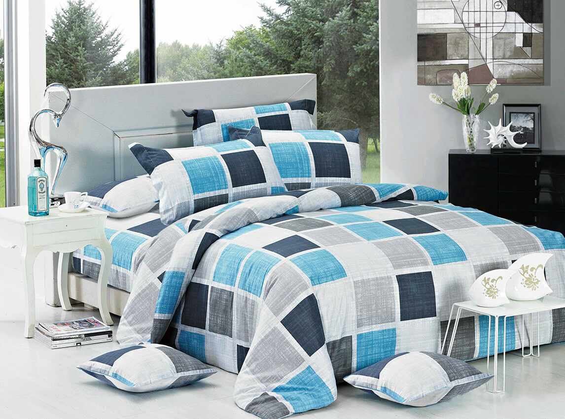 Brinty Duvet/Doona/Quilt Cover Set Double Queen/King/Super King Size Bed