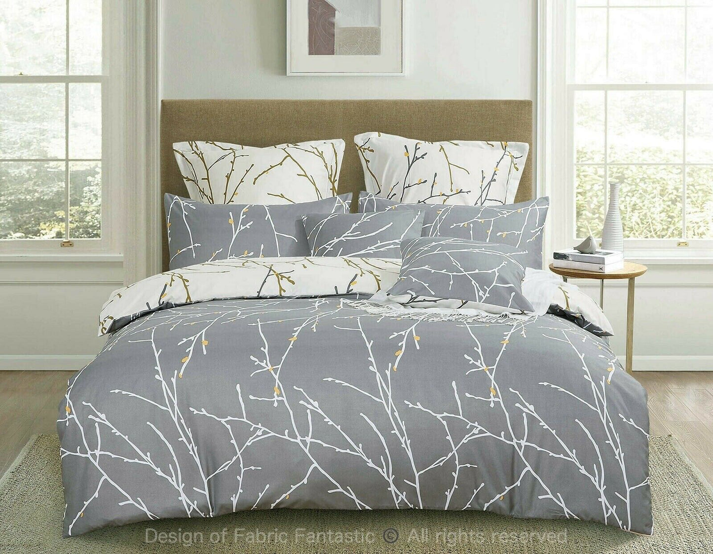 TREE Reversible Double Queen/King/Super King Size Duvet/Doona/Quilt Cover Set Collection