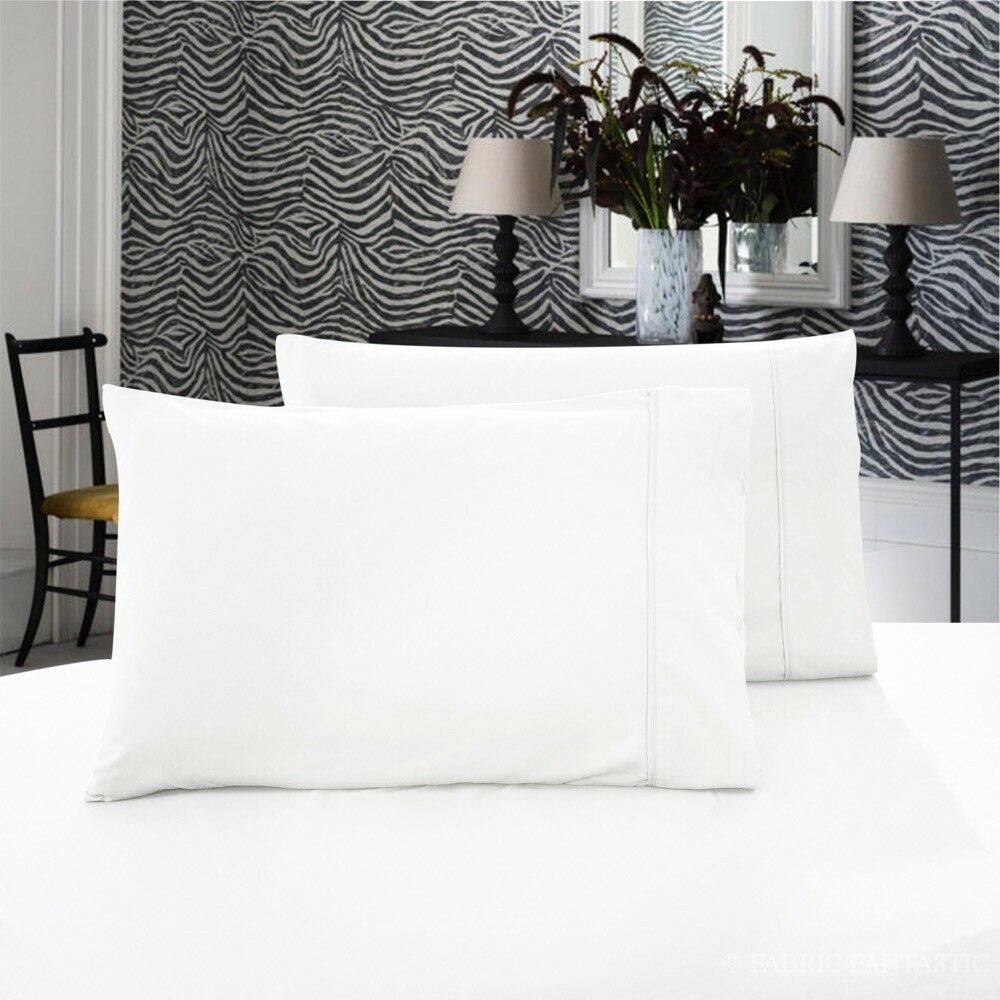 1000TC Ultra Soft European/Standard Pillow cases Queen/King Size V Shp/Body Pillowcase