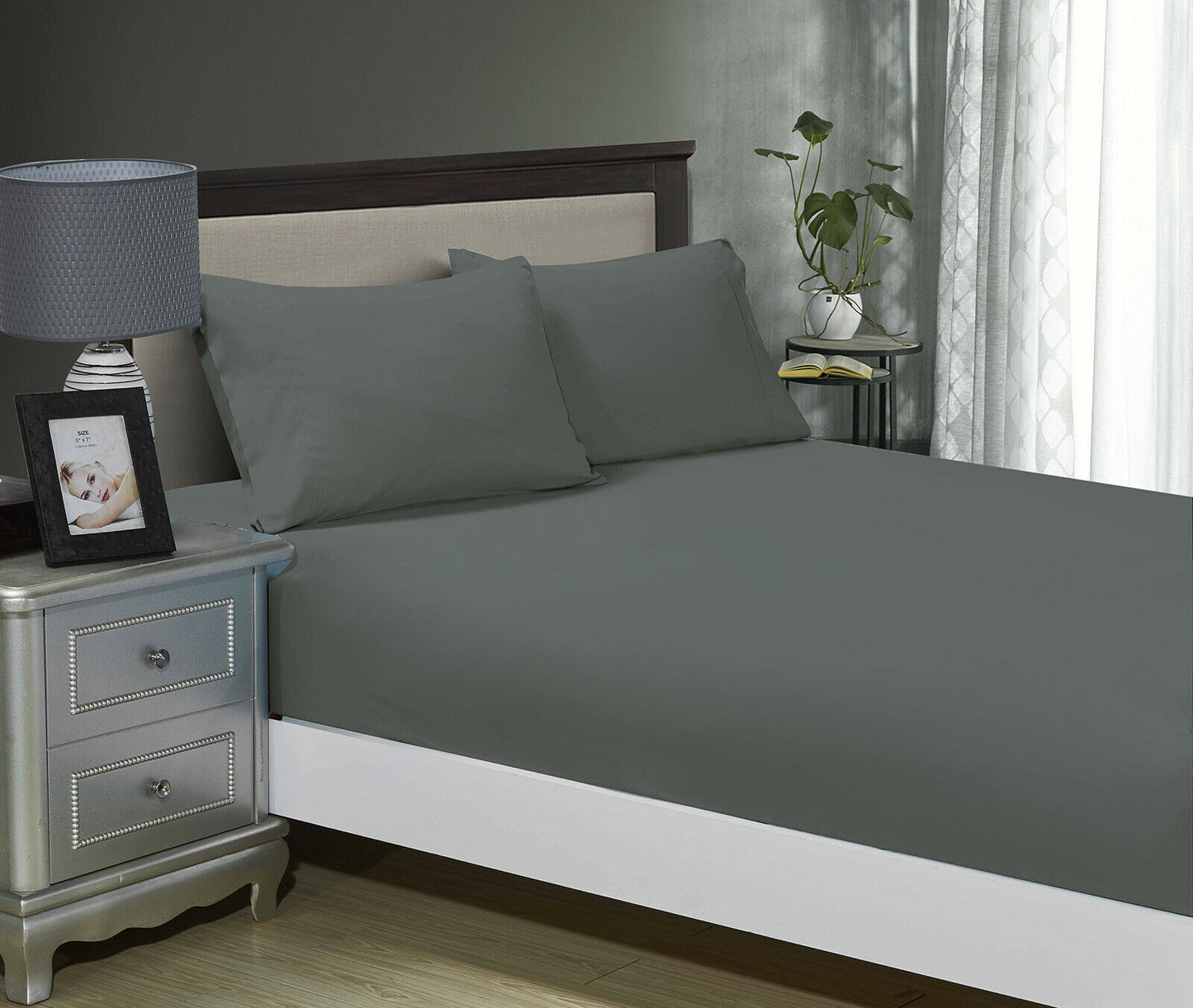 1000TC Ultra Soft FITTED Sheet and Pillowcase Set(No Flat Sheet)Single/Double Queen/King/Super Size Bed