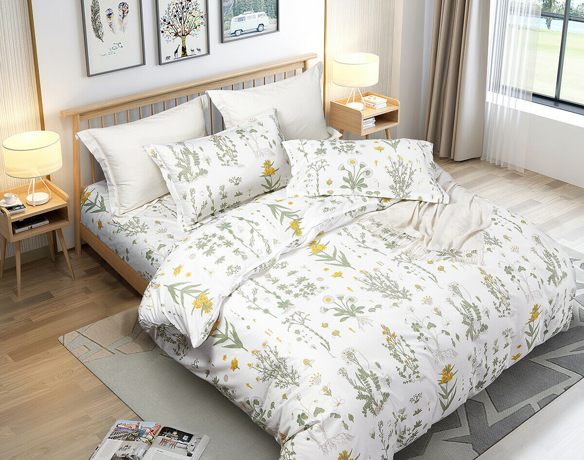 Jasmine Duvet/Doona/Quilt Cover Set - Queen/King/Super King Size Bed M456