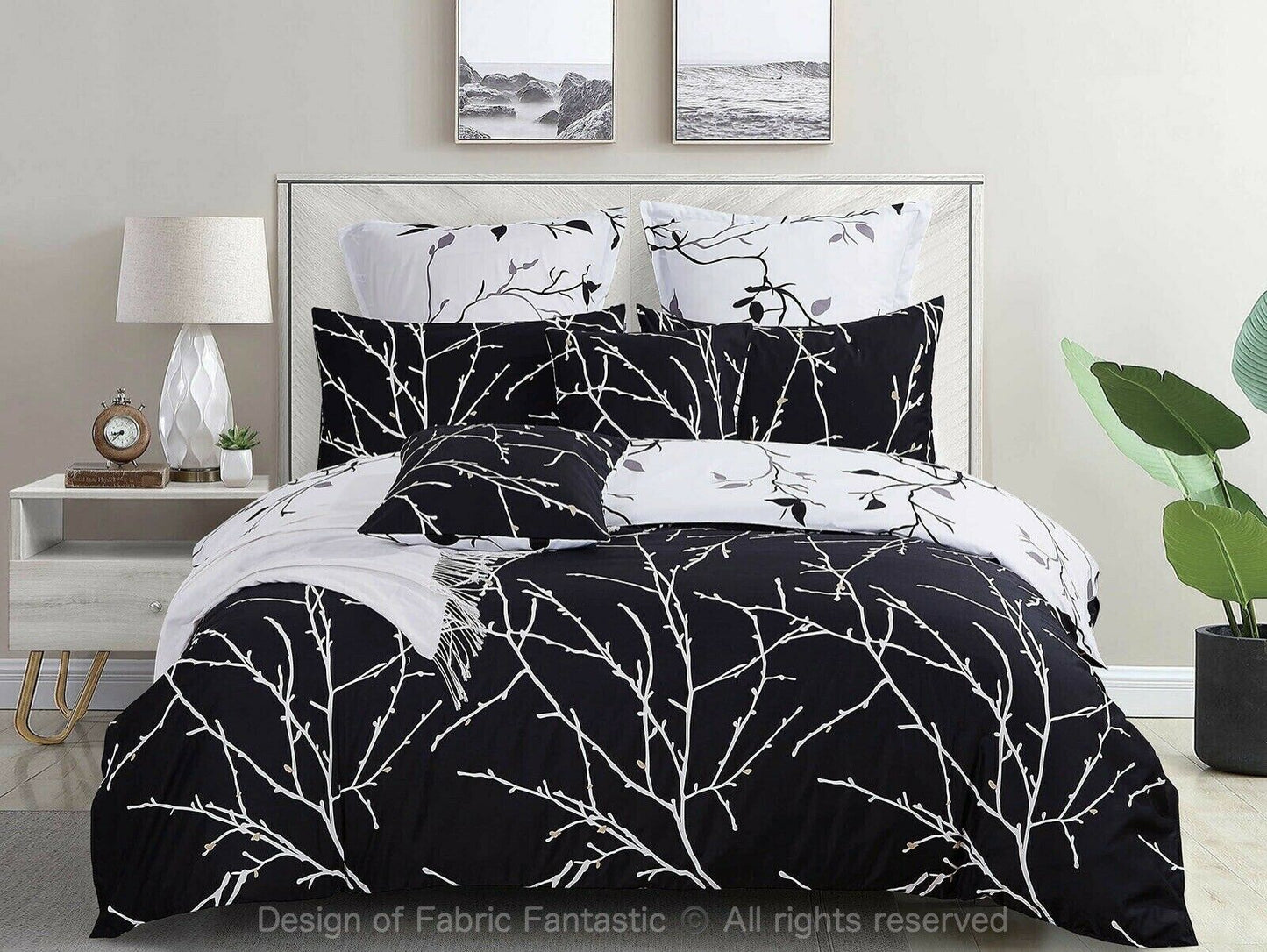 TREE Reversible Double Queen/King/Super King Size Duvet/Doona/Quilt Cover Set Collection
