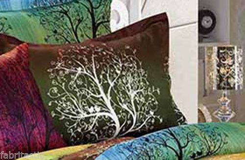Pair of RAINBOW TREE Standard Pillowcases 48cm x 73cm