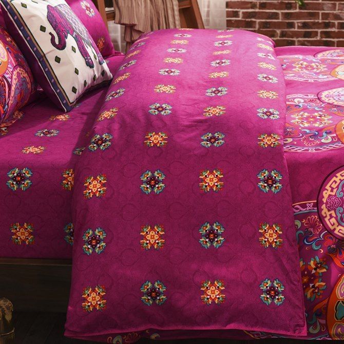 Mandala Duvet/Doona/Quilt Cover Set Queen/King/Super King Size Bed Bohemian
