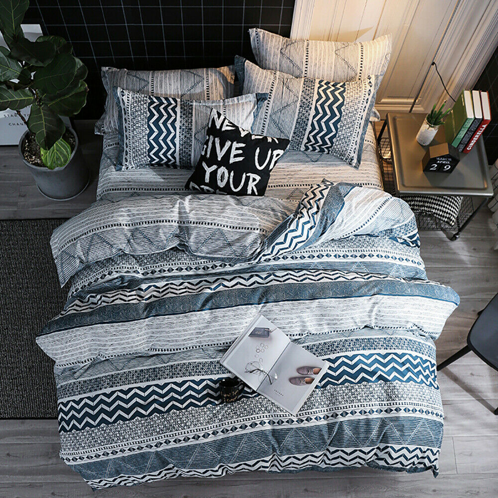 CALINTON Duvet/Doona/Quilt Cover Set - Queen/King/Super King Size Bed M426
