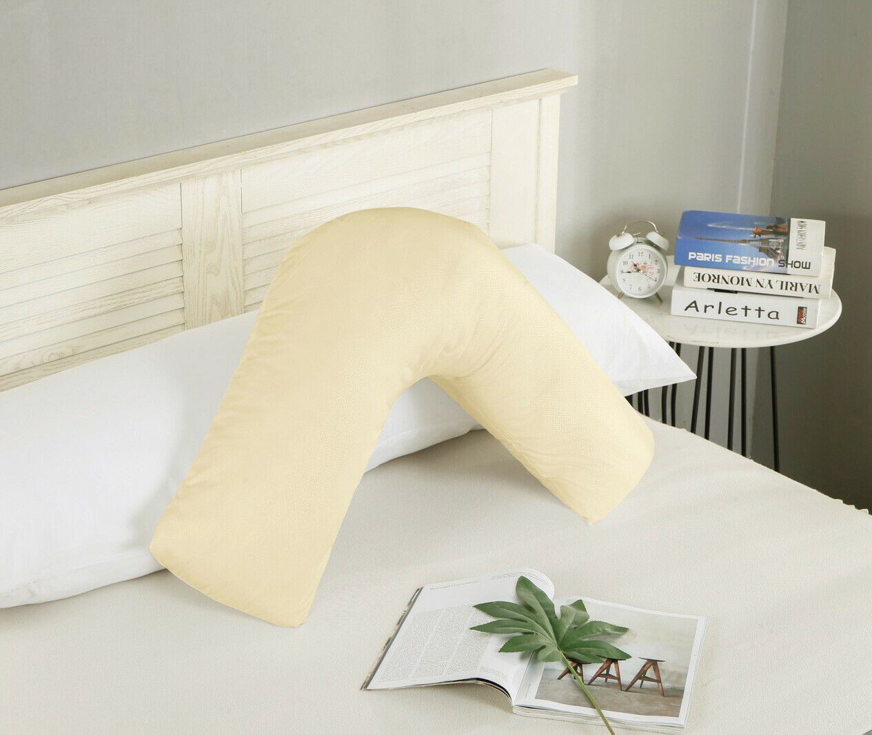 1000TC Ultra Soft European/Standard Pillow cases Queen/King Size V Shp/Body Pillowcase