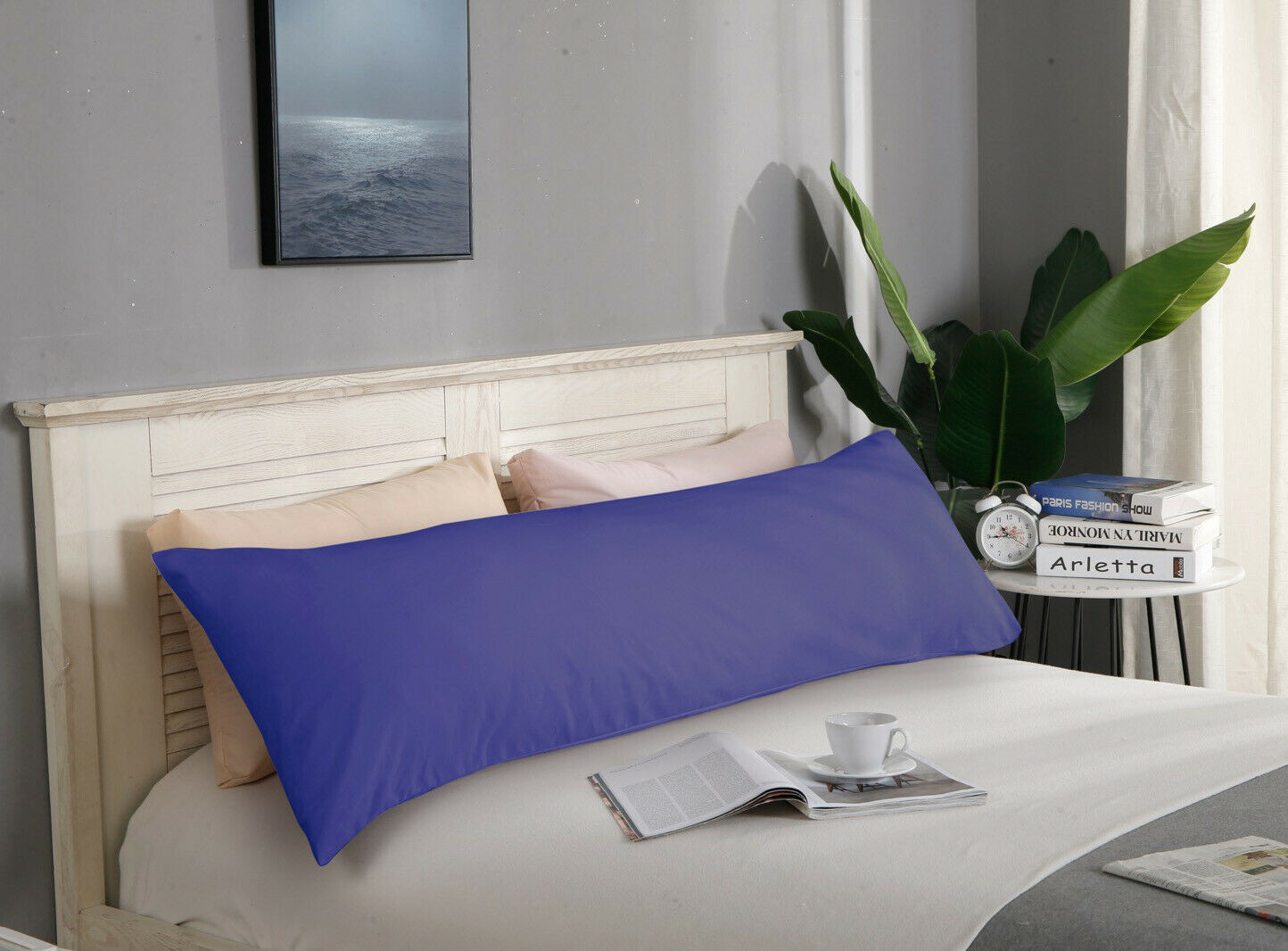 1000TC Ultra Soft European/Standard Pillow cases Queen/King Size V Shp/Body Pillowcase