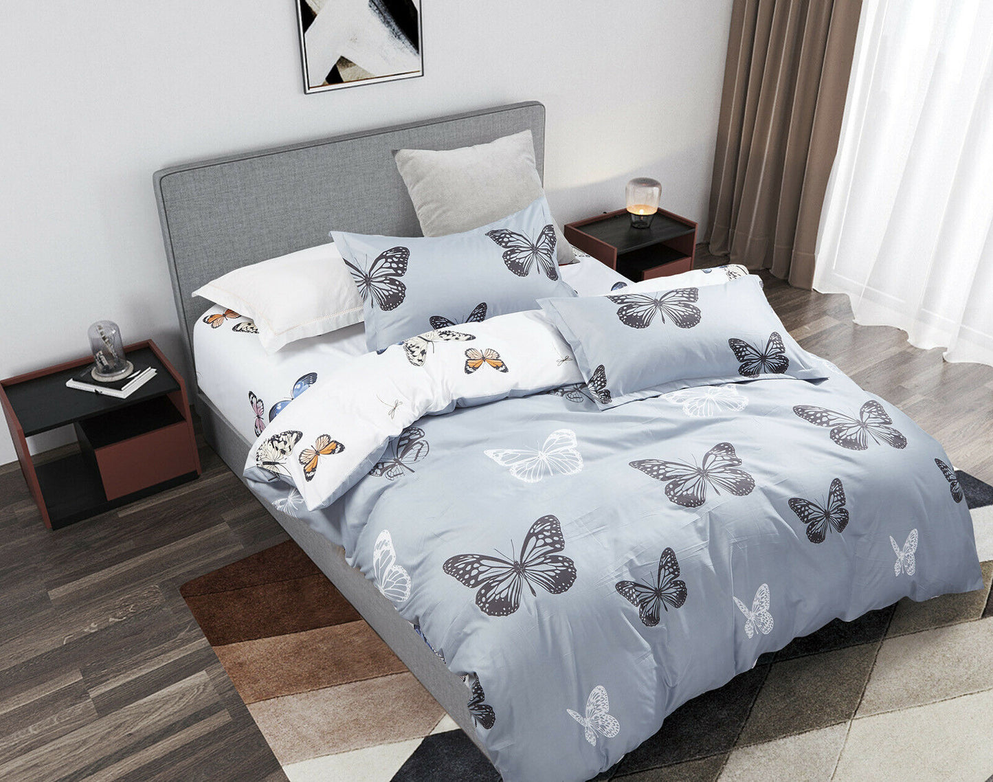 Duvet/Doona/Quilt Cover Set Queen/King/Super King Size Bed M423