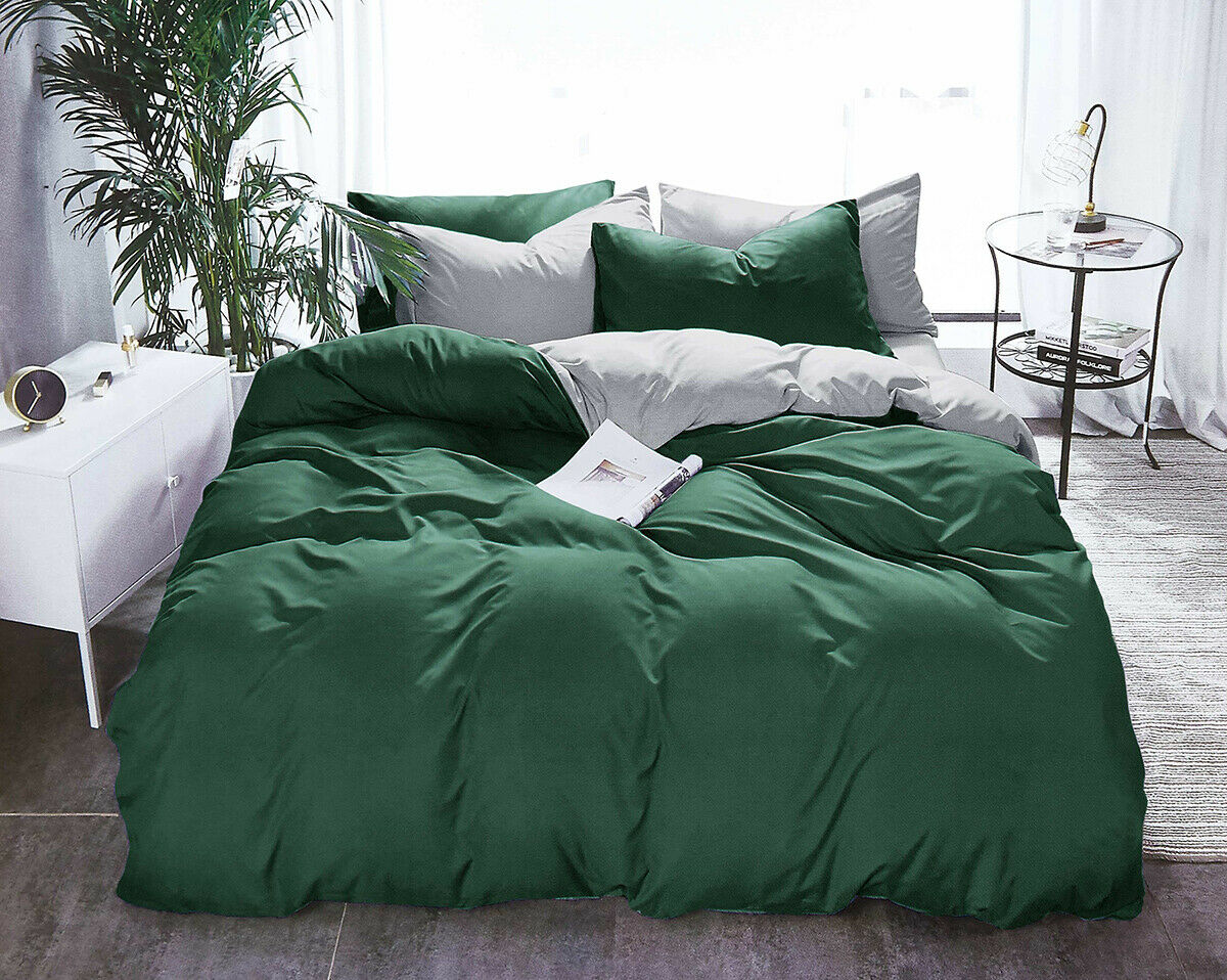 Reversible 1000TC Duvet/Doona/Quilt Cover Set Collection Queen/King/Super King Size