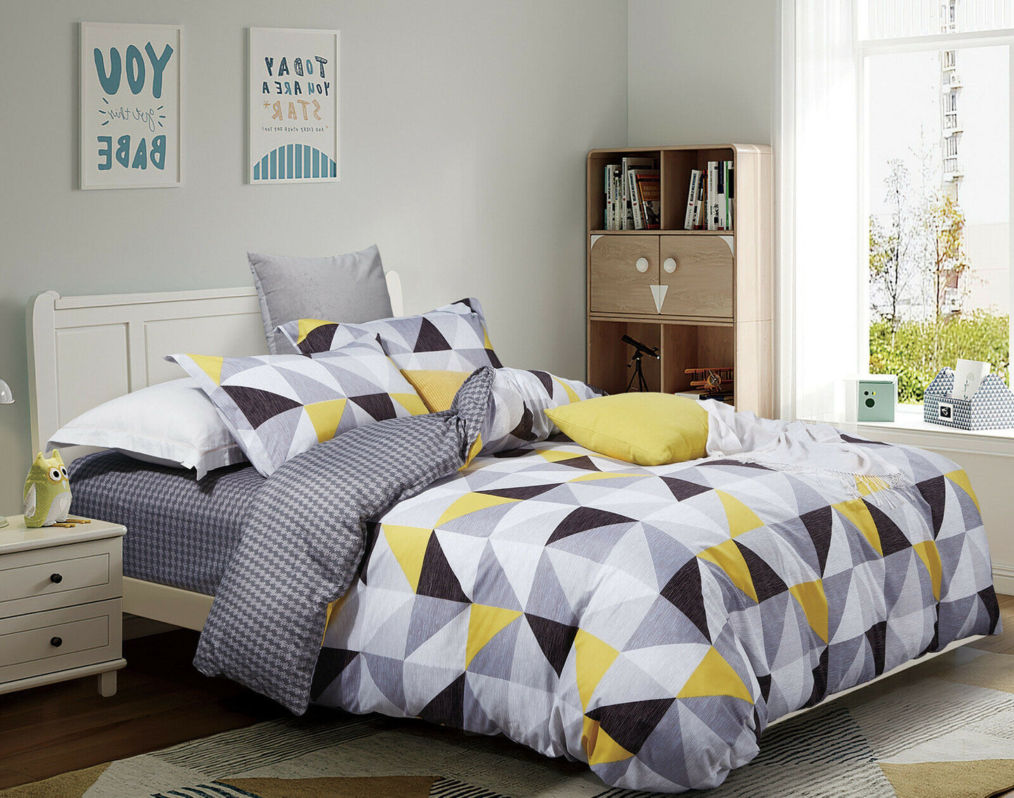 Duvet/Doona/Quilt Cover Set Queen/King/Super King Size Bed M421