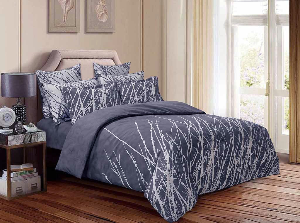 ESHA Tree Double Queen/King Size Bed Duvet/Doona/Quilt Cover Set