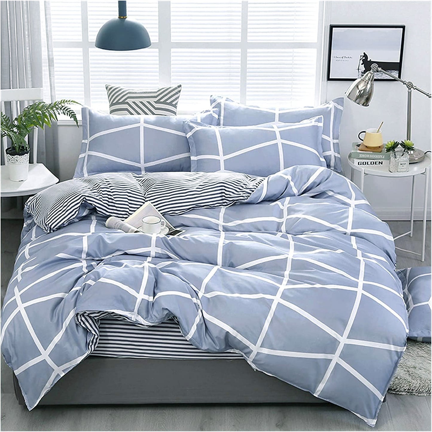 Meko Queen/King/SuperKing Size Bed Duvet/Doona/Quilt Cover Set
