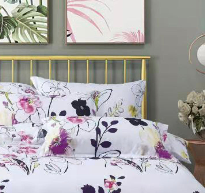 Bloom Queen / King / Super King Size Bed Duvet / Doona / Quilt Cover Set M376