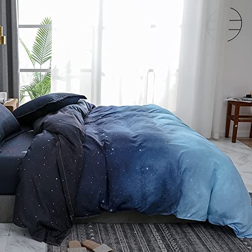 Night Blue Duvet/Doona/Quilt Cover Set - Queen/King/Super King Size Bed M392