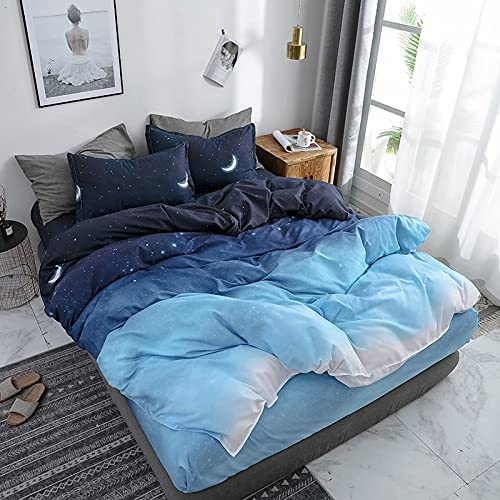 Night Blue Duvet/Doona/Quilt Cover Set - Queen/King/Super King Size Bed M392