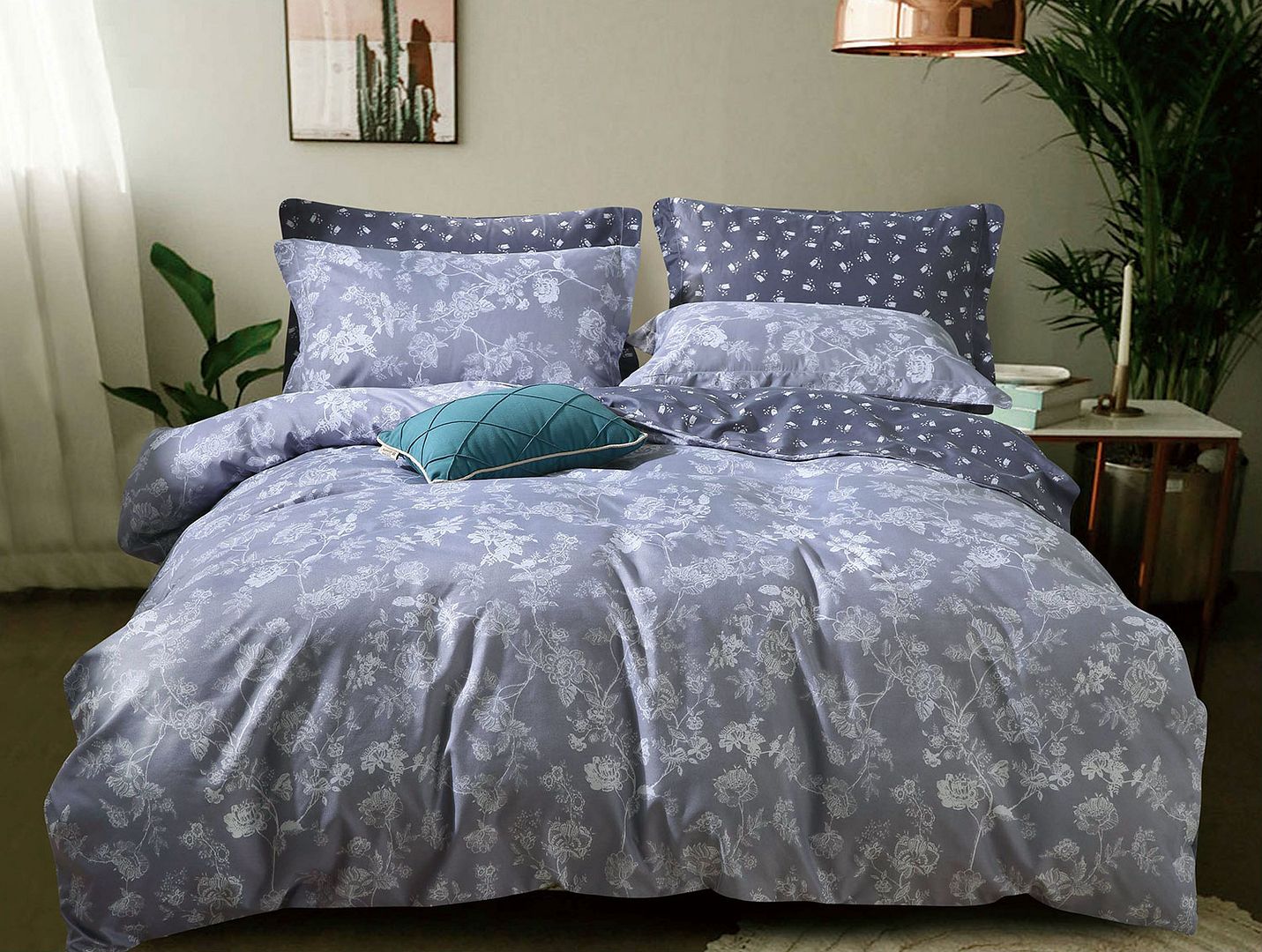 Artistic Quilt Cover Set -Queen/King/Super King Size- M342
