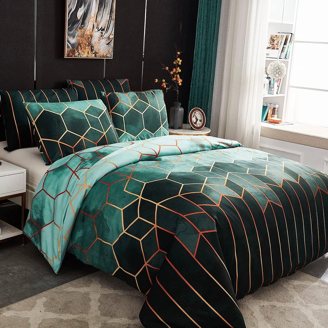 Giverny Quilt/Duvet Cover Set (Queen/King/Super King Size)