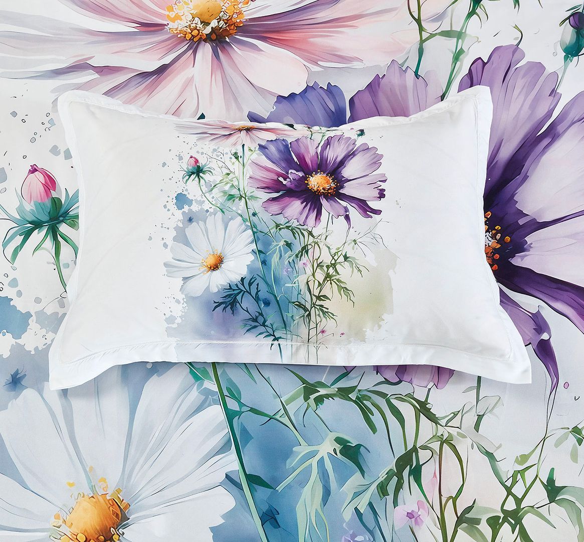 Marrea Floral Quilt/Duvet Cover Set (Queen/King/Super King Size)