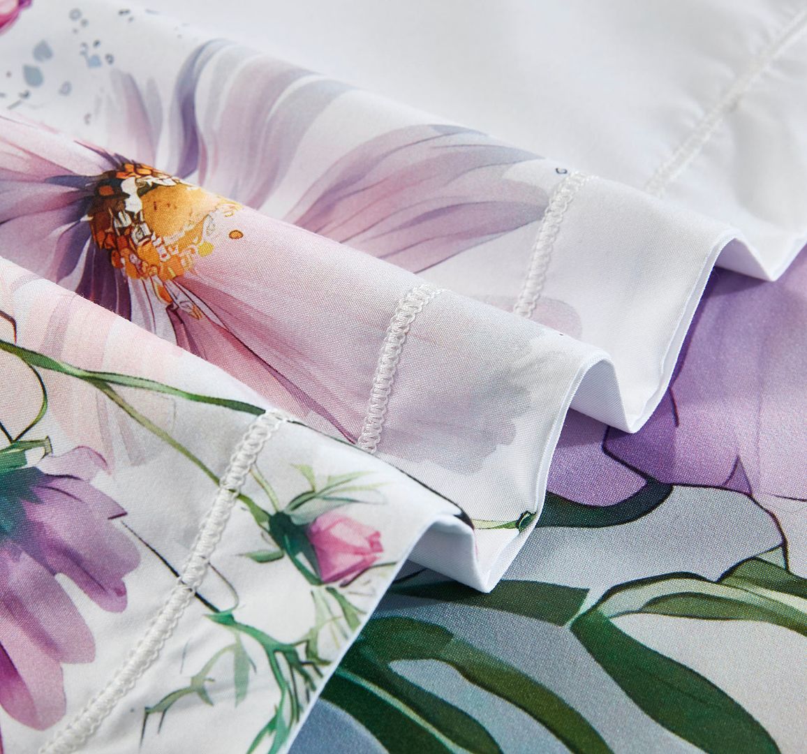 Marrea Floral Quilt/Duvet Cover Set (Queen/King/Super King Size)