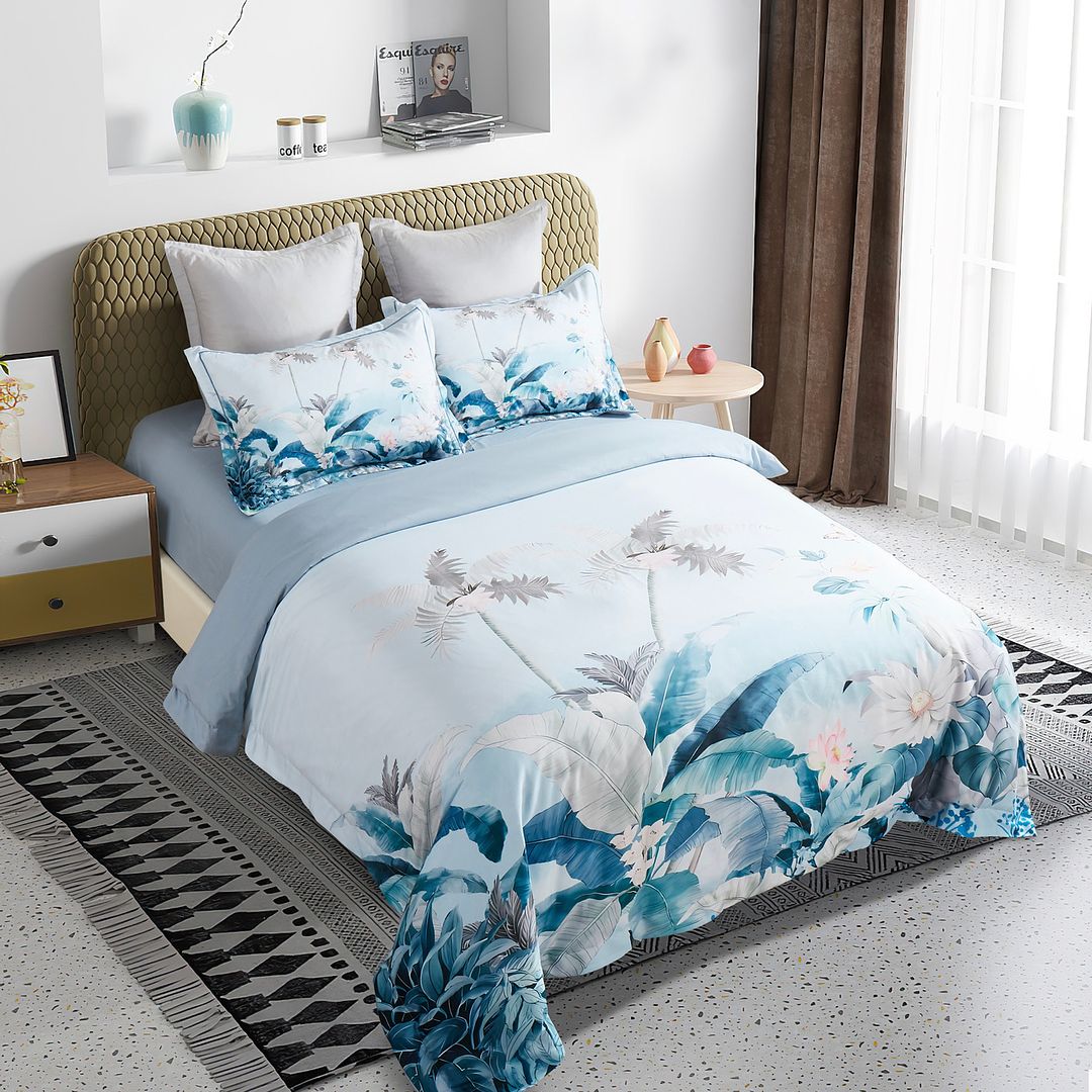Tropical Quilt/Duvet Cover Set (Queen/King/Super King Size)