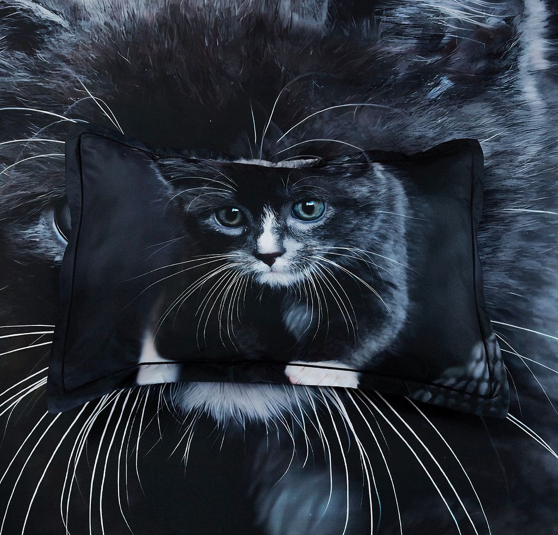 Cat Quilt/Duvet Cover Set (Queen/King/Super King Size)