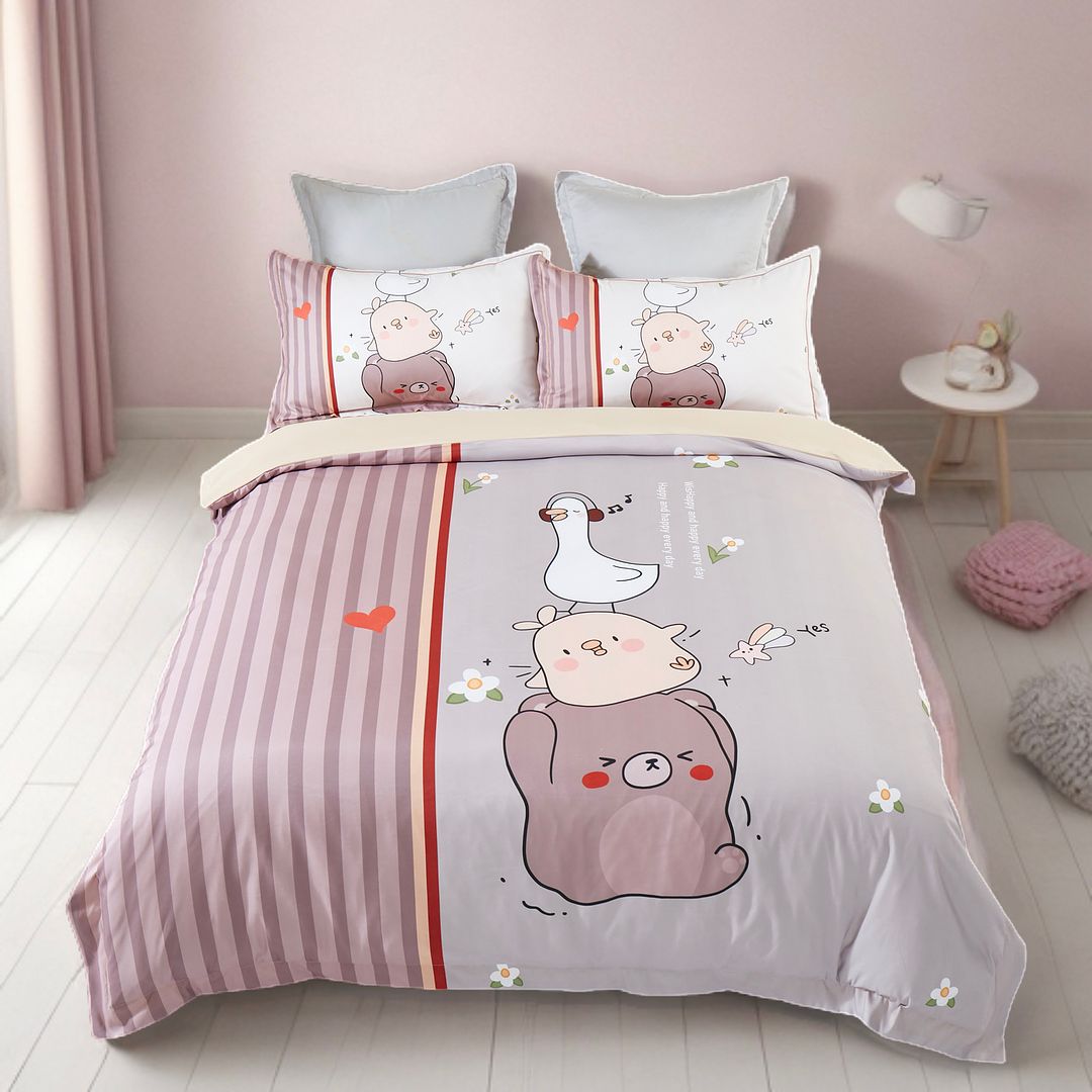 Duck Kids Quilt/Duvet Cover Set (Single/King Single/Double Size