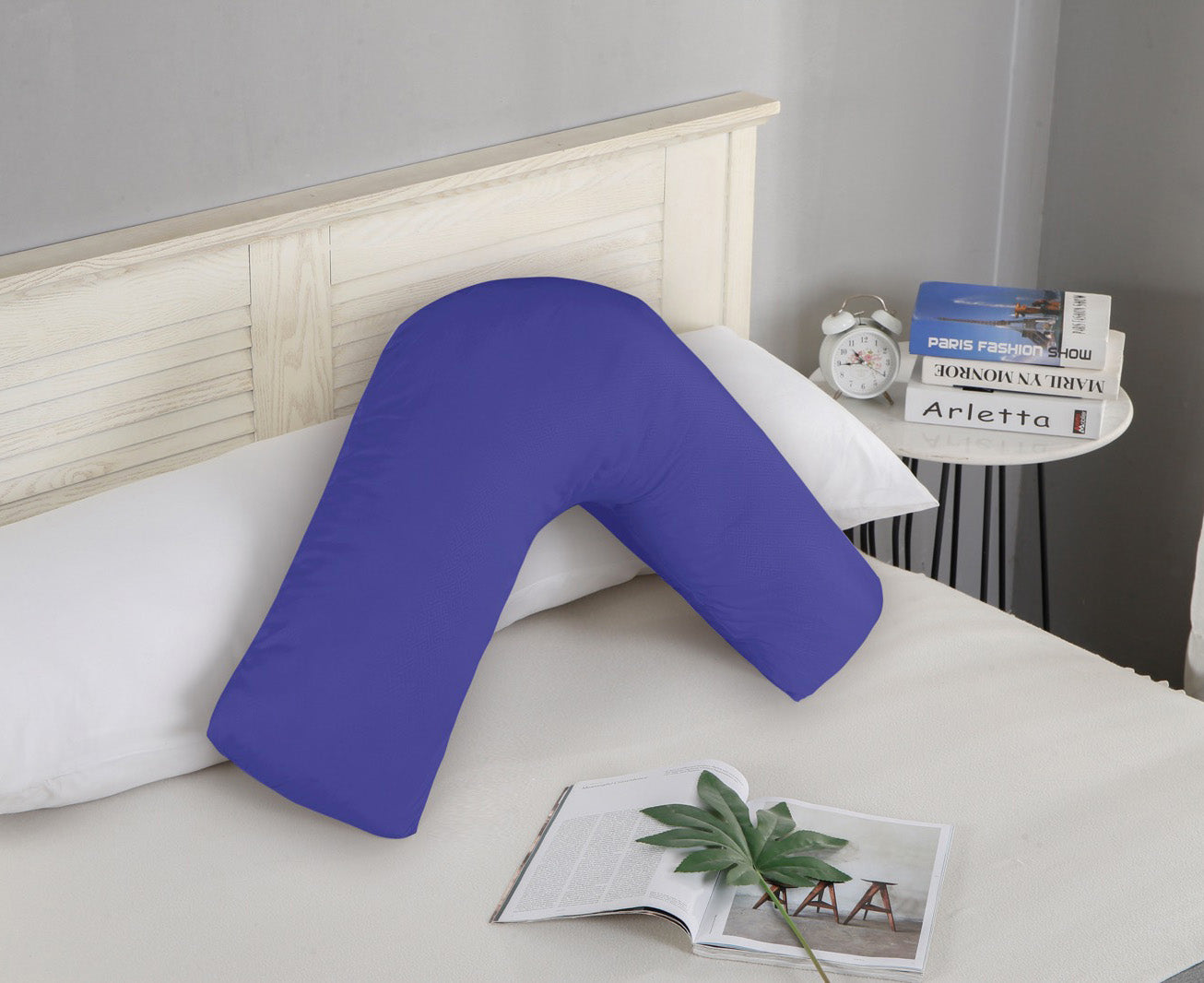 1000TC Ultra Soft V shape Pillowcase Cover 78 x 36cm
