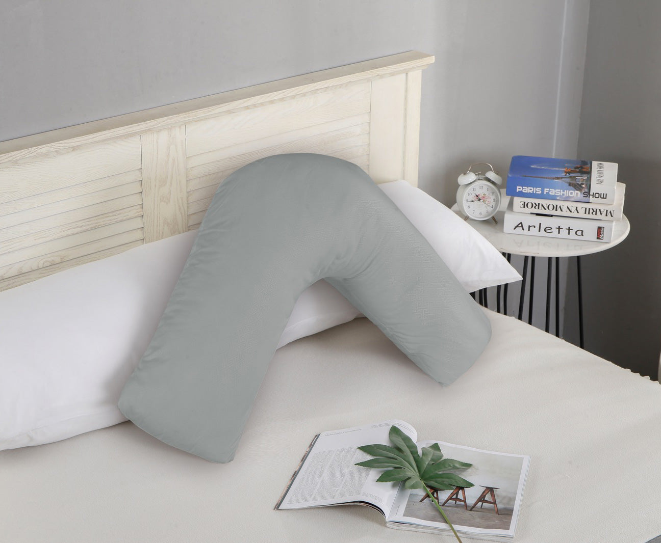1000TC Ultra Soft V shape Pillowcase Cover 78 x 36cm
