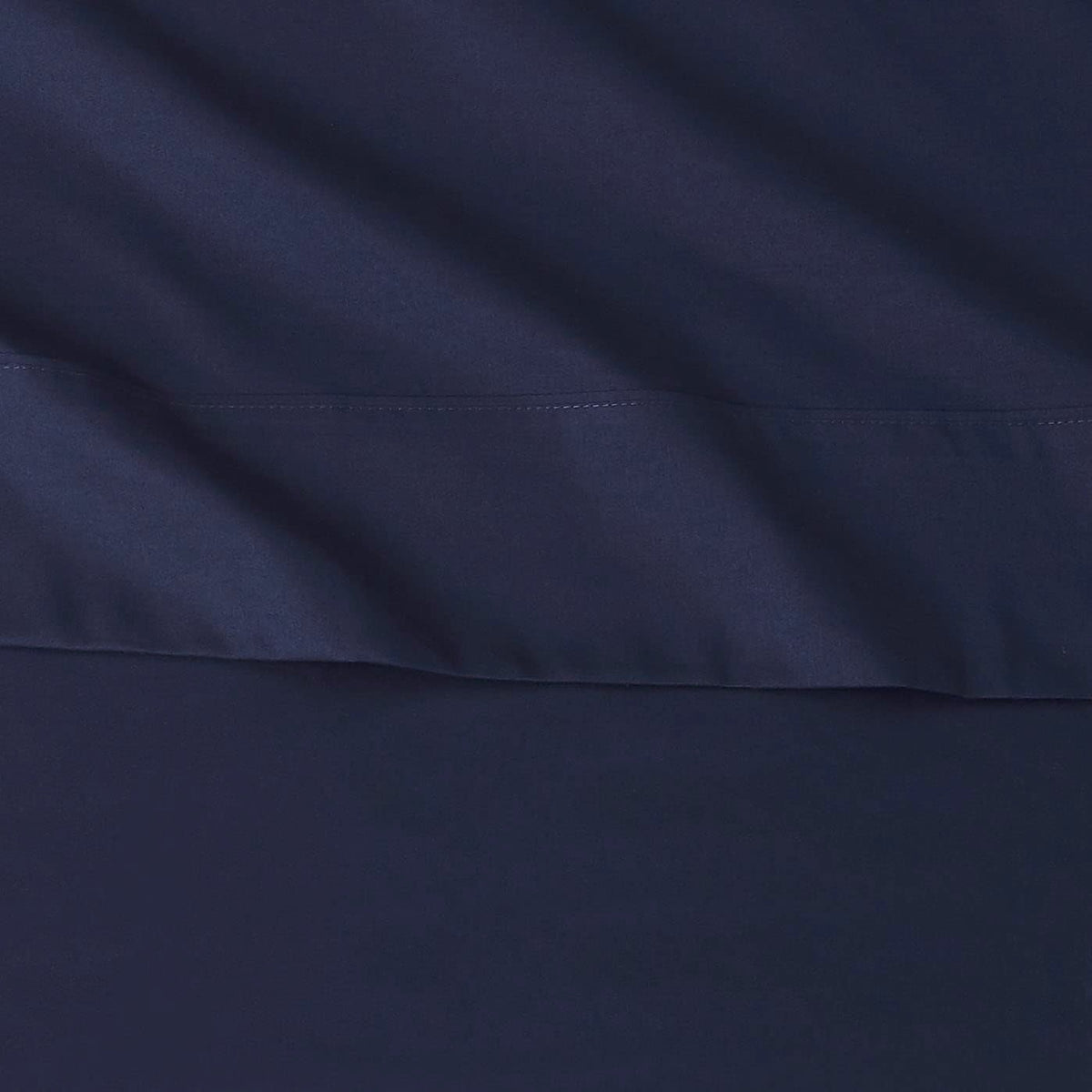 1000TC Ultra Soft Sheet Set - Single/Double Queen/King/Super King Size Bed - Midnight Blue