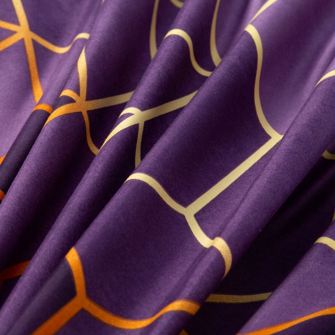Erena Purple Quilt/Doona/Duvet Cover Set