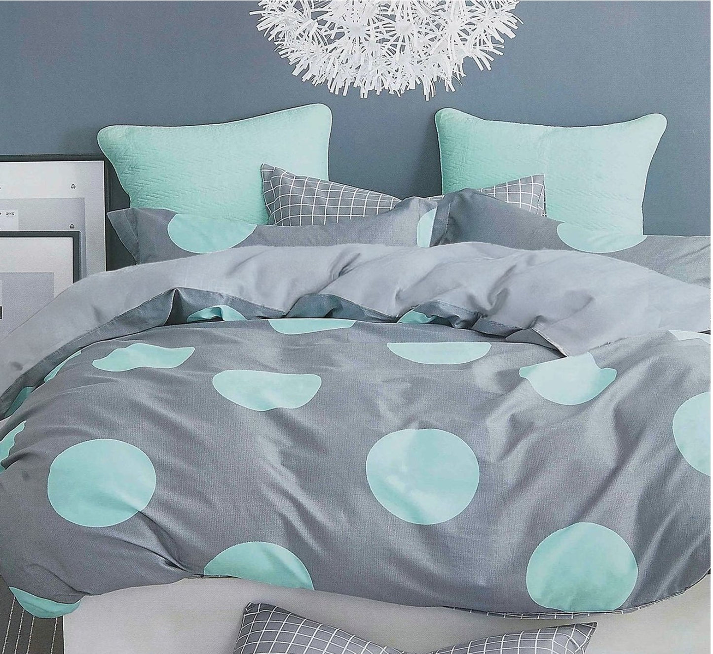Circles Duvet/Doona/Quilt Cover Set Queen/King/Super King Size M415
