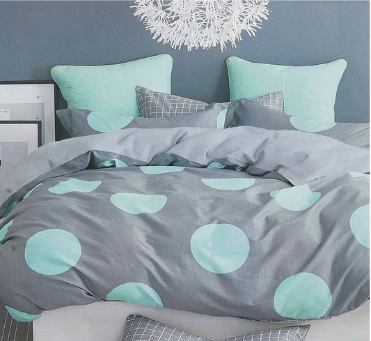 Circles Duvet/Doona/Quilt Cover Set Queen/King/Super King Size M415