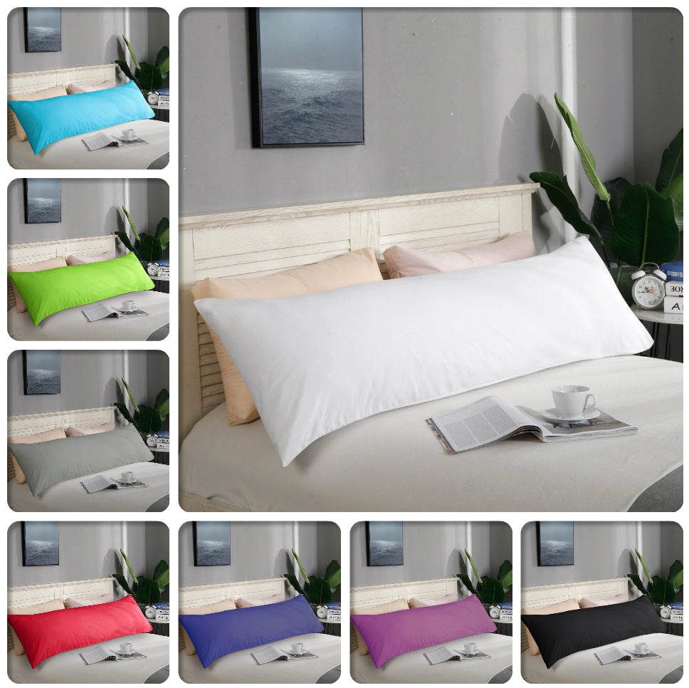 1000TC Ultra Soft Body Pillowcase 48cm x 150cm - Long Pillow case