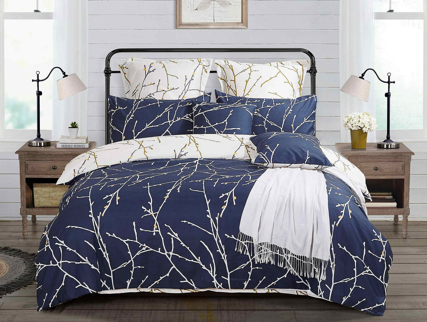 TREE Reversible Double Queen/King/Super King Size Duvet/Doona/Quilt Cover Set Collection