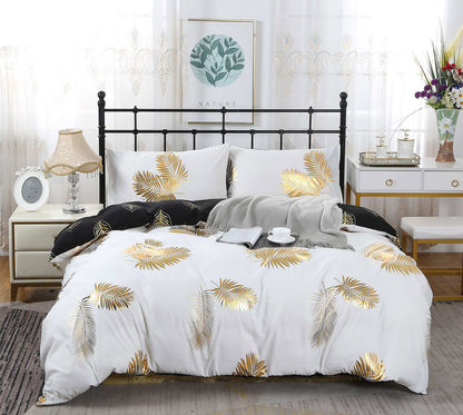 Reversible Queen/King/Super King Size Bed Doona/Duvet/Quilt Cover Set M462