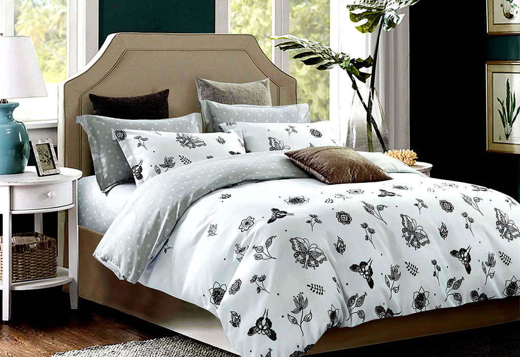 M325 Duvet/Doona/Quilt Cover Set Super King Size Bed