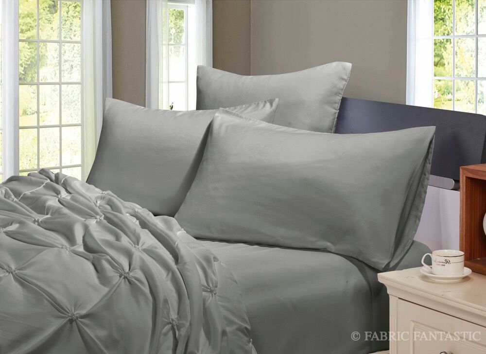 Pair of 1000TC Ultra Soft QUEEN Size Pillow cases / KING Size Pillowcases